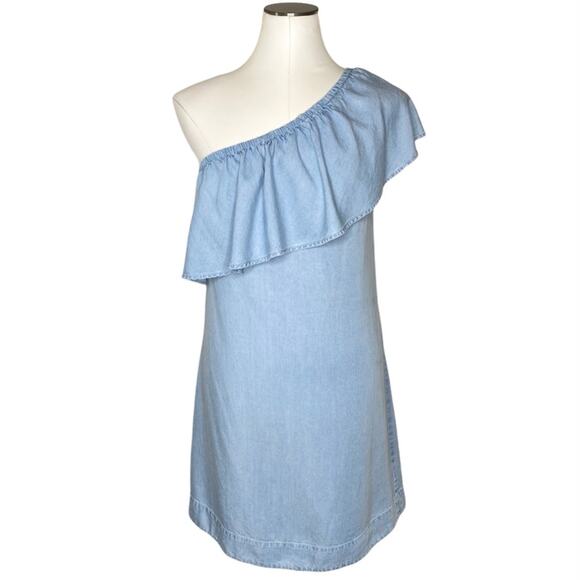 7 for All Mankind One Shoulder Dress size Small - Picture 3 of 13